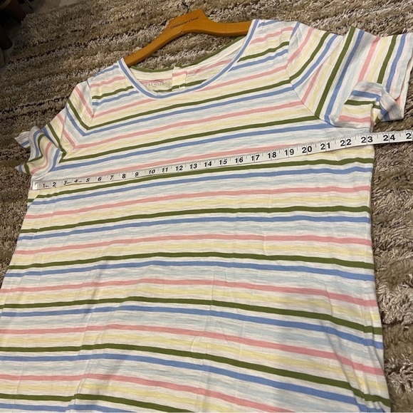 Talbots Plus 2X T shirt Striped Modal Cotton - Picture 8 of 8